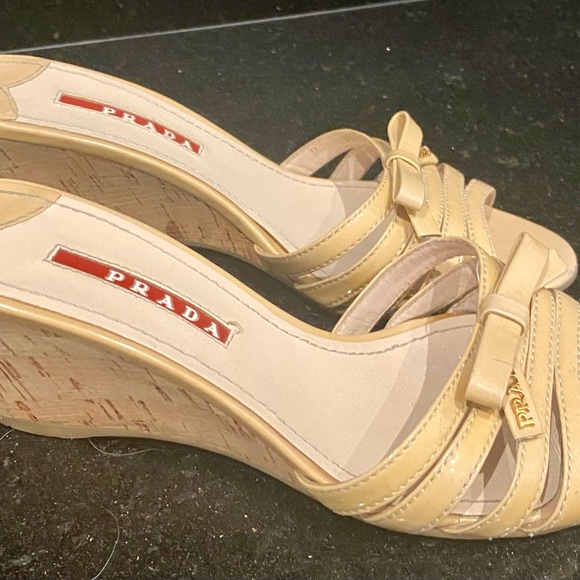 Prada wedge sandals - Picture 3 of 4